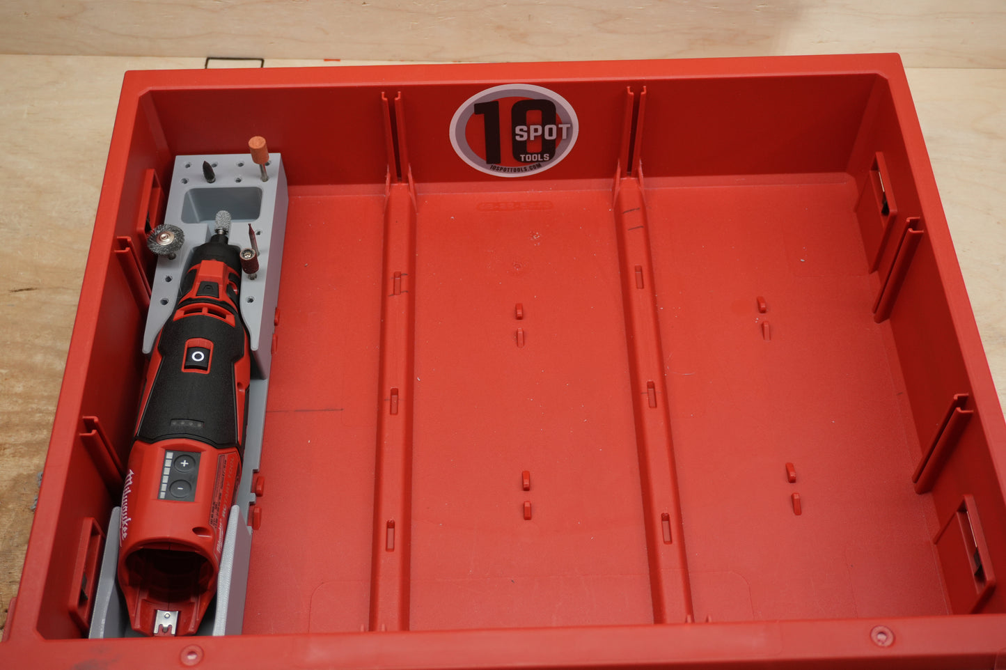 Packout Drawer Ultra Slim Insert For M12 Brushless Rotary Tool (MBRT DUS)