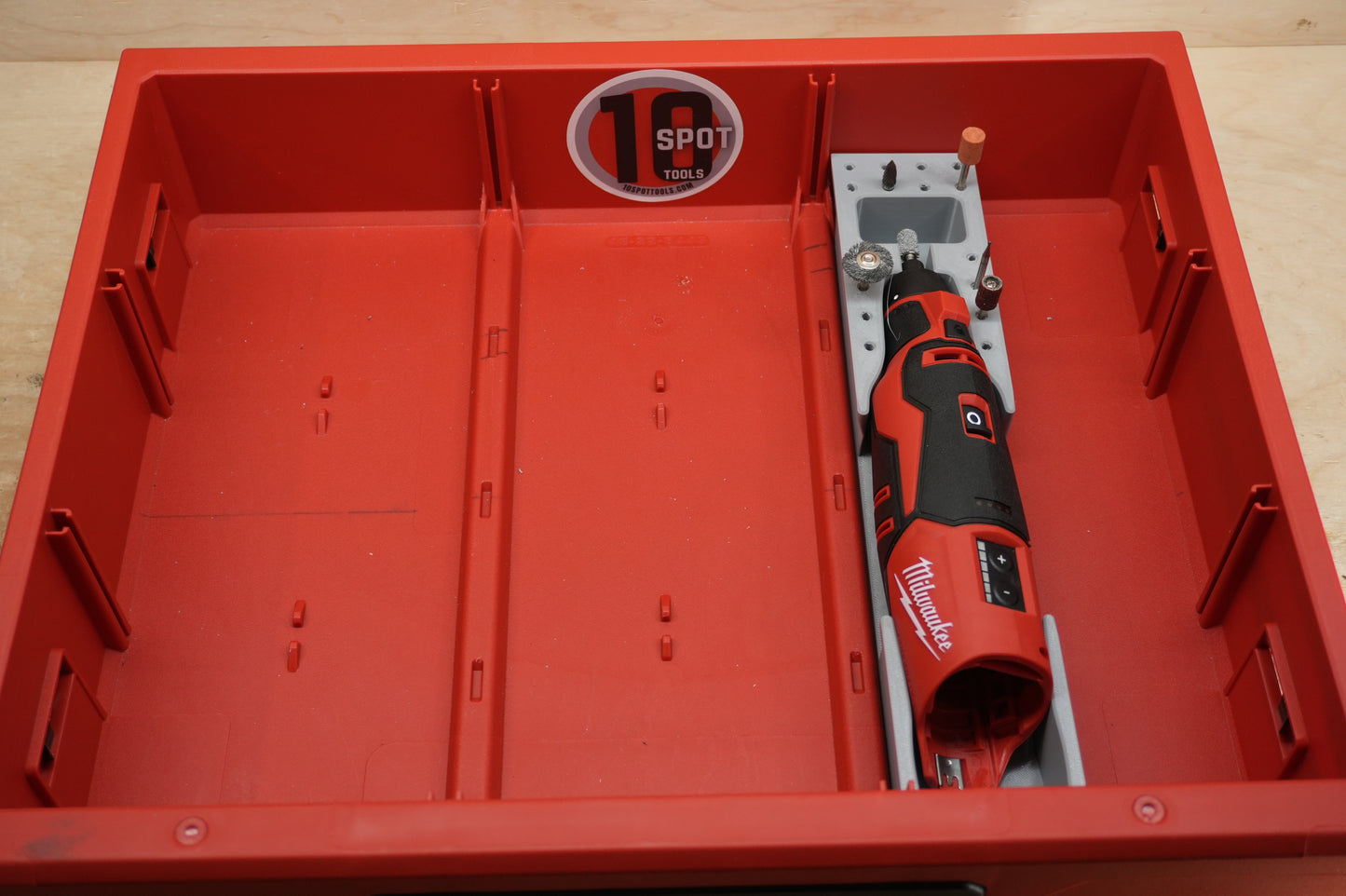 Packout Drawer Ultra Slim Insert For M12 Brushless Rotary Tool (MBRT DUS)