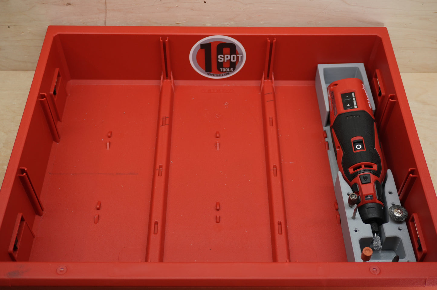 Packout Drawer Ultra Slim Insert For M12 Brushless Rotary Tool (MBRT DUS)