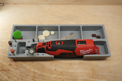 Packout Drawer Slimline Insert For M12 Brushless  Rotary Tool (MBRT DSL)