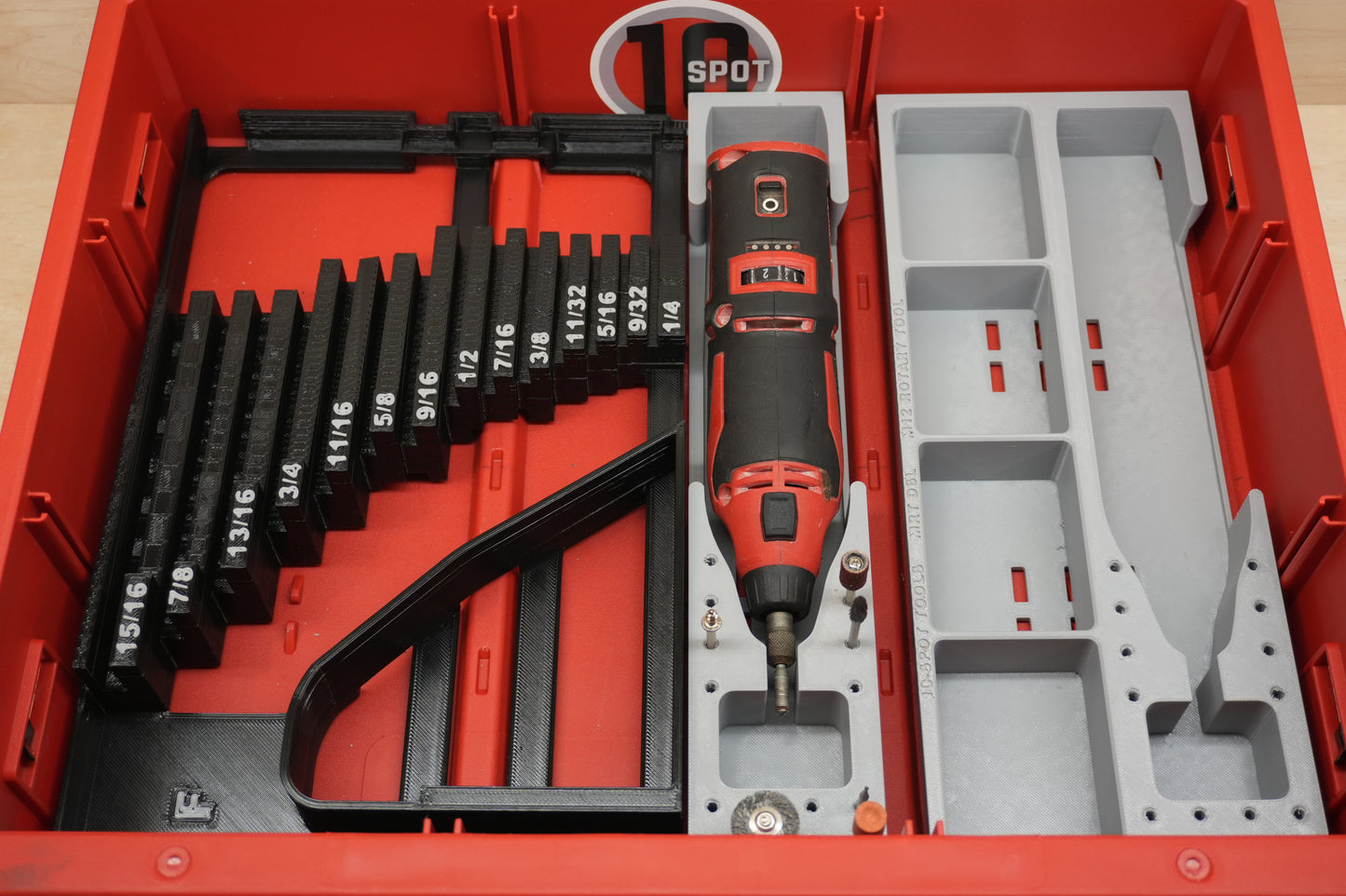 Packout Ultra Slim Drawer Insert for M12 Rotary Tool (MRT DUS)