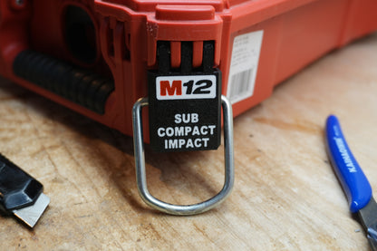 Packout Insert For M12 Sub-Compact 3/8" Impact Wrench + 43-piece Impact Socket Set (SWASH sub)