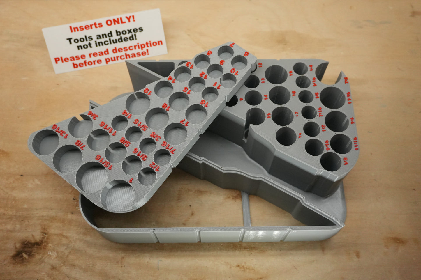 Packout Insert For M12 Extended Reach High Speed 3/8" Ratchet and 56-Piece Socket Set (MERSH HS)