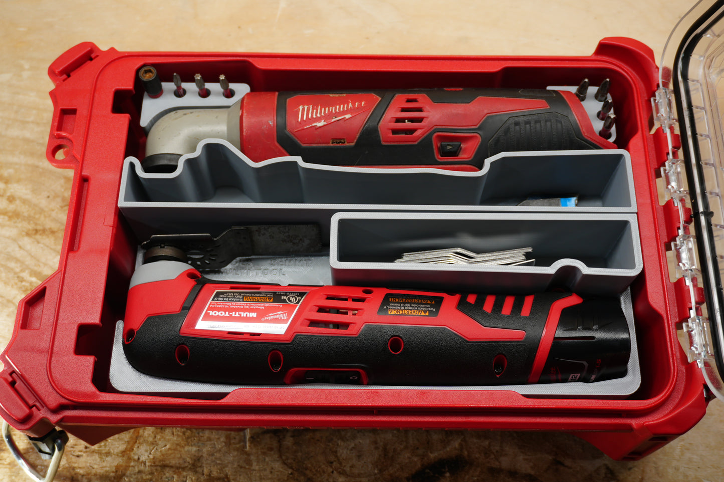 Packout SideCar Insert for M12 Right Angle Impact Driver (ScMRAID)