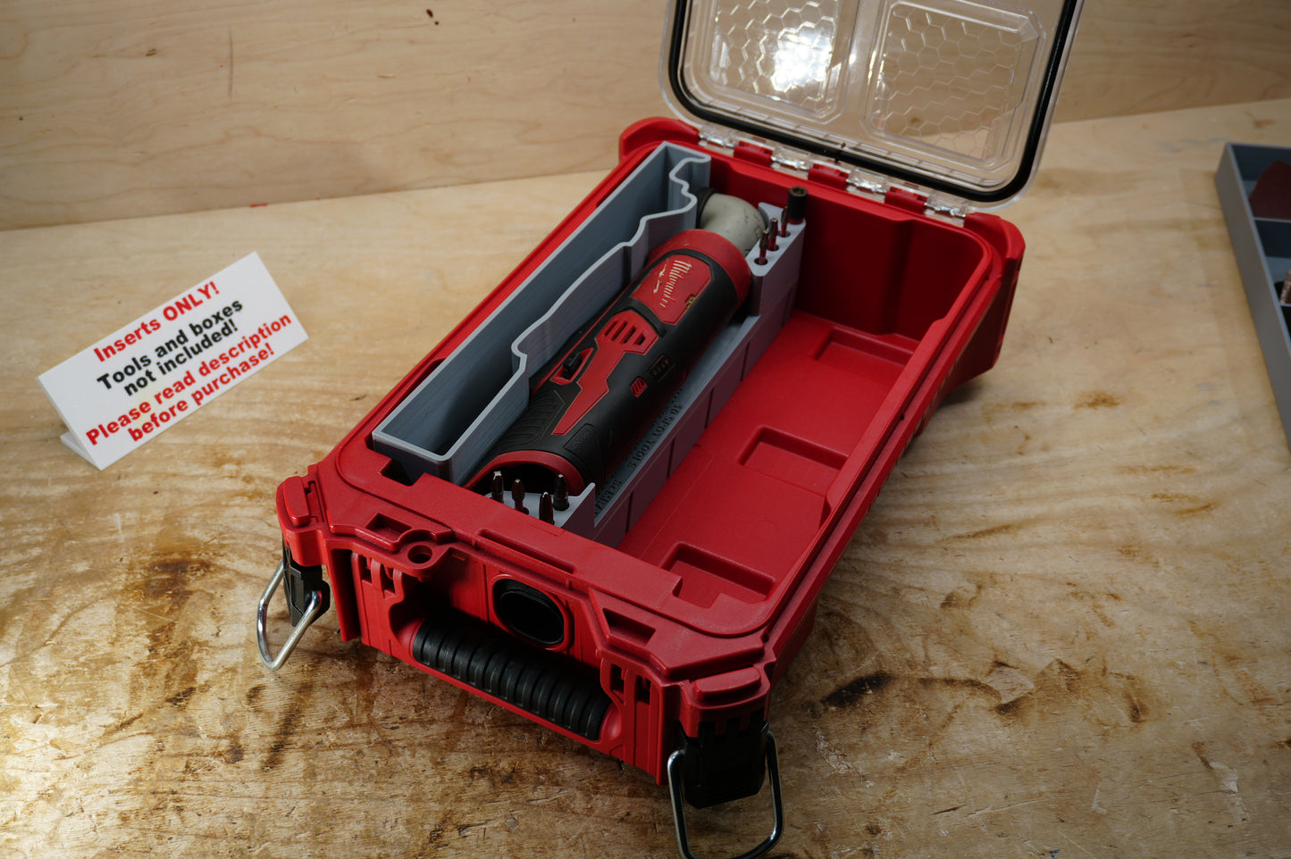 Packout SideCar Insert for M12 Right Angle Impact Driver (ScMRAID)