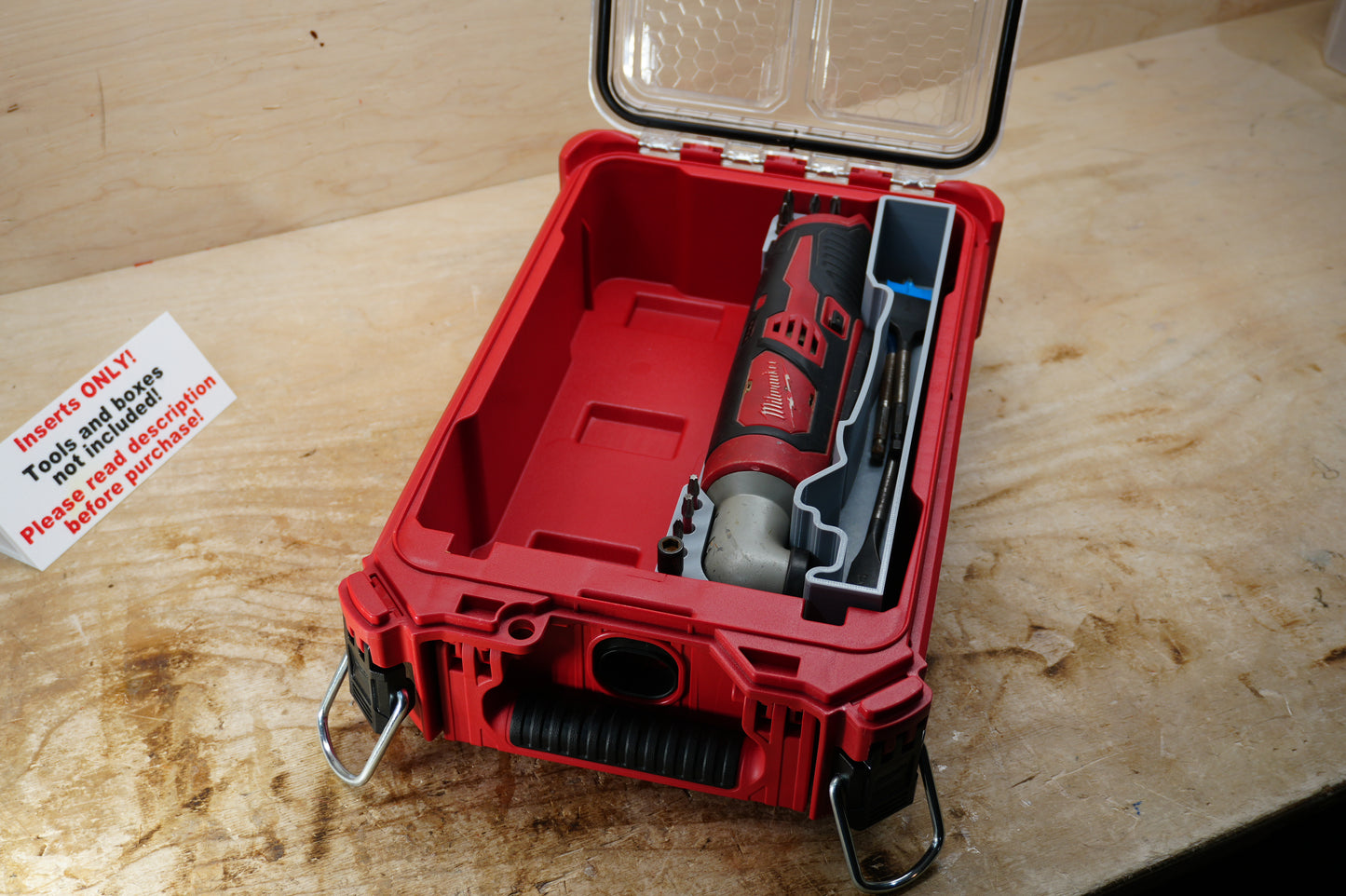 Packout SideCar Insert for M12 Right Angle Impact Driver (ScMRAID)