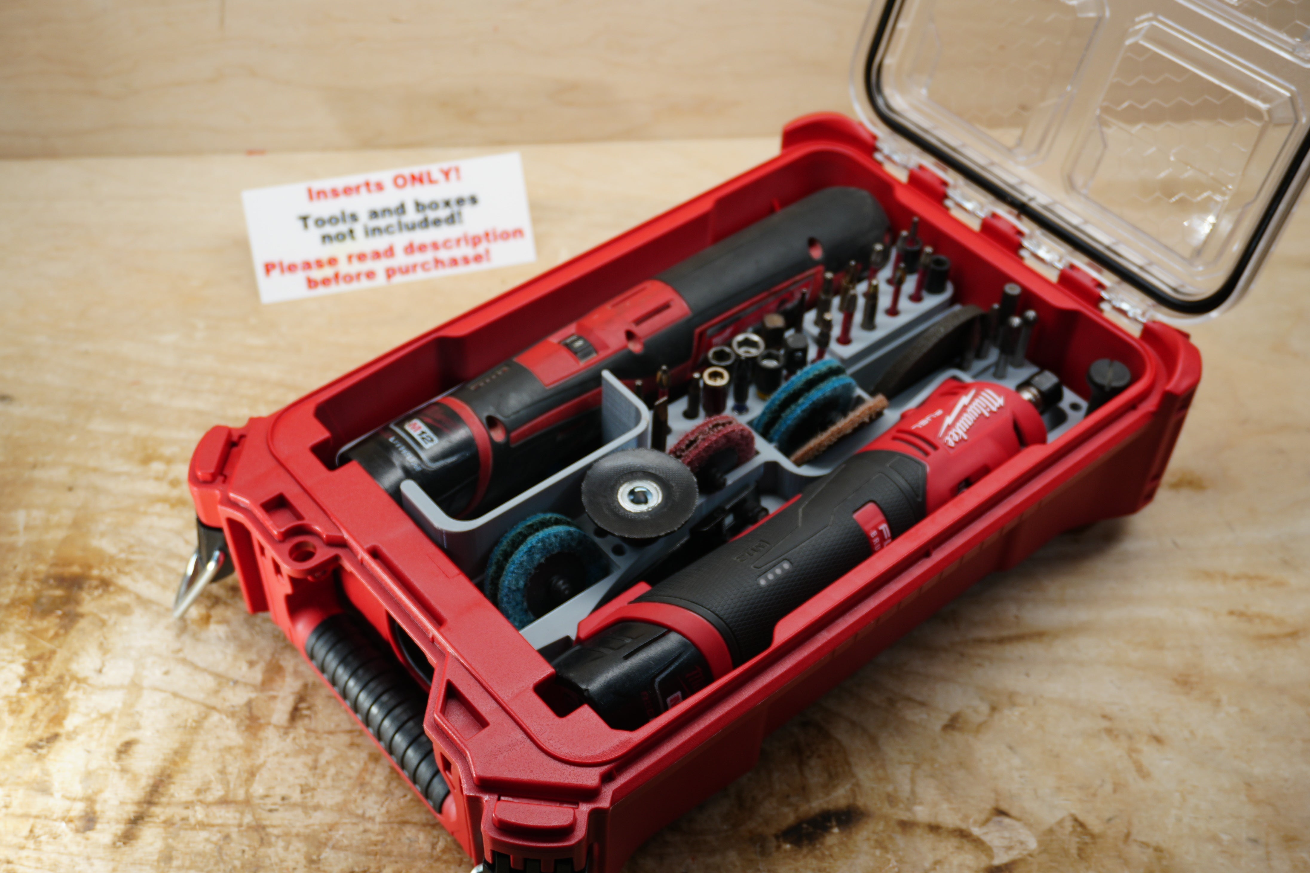 【PM02:51】ジャーナルスタンダードGUIDEL12ドロワー Packout SideCar Insert for M12 Right Angle Drill (ScMRAD) – 10
