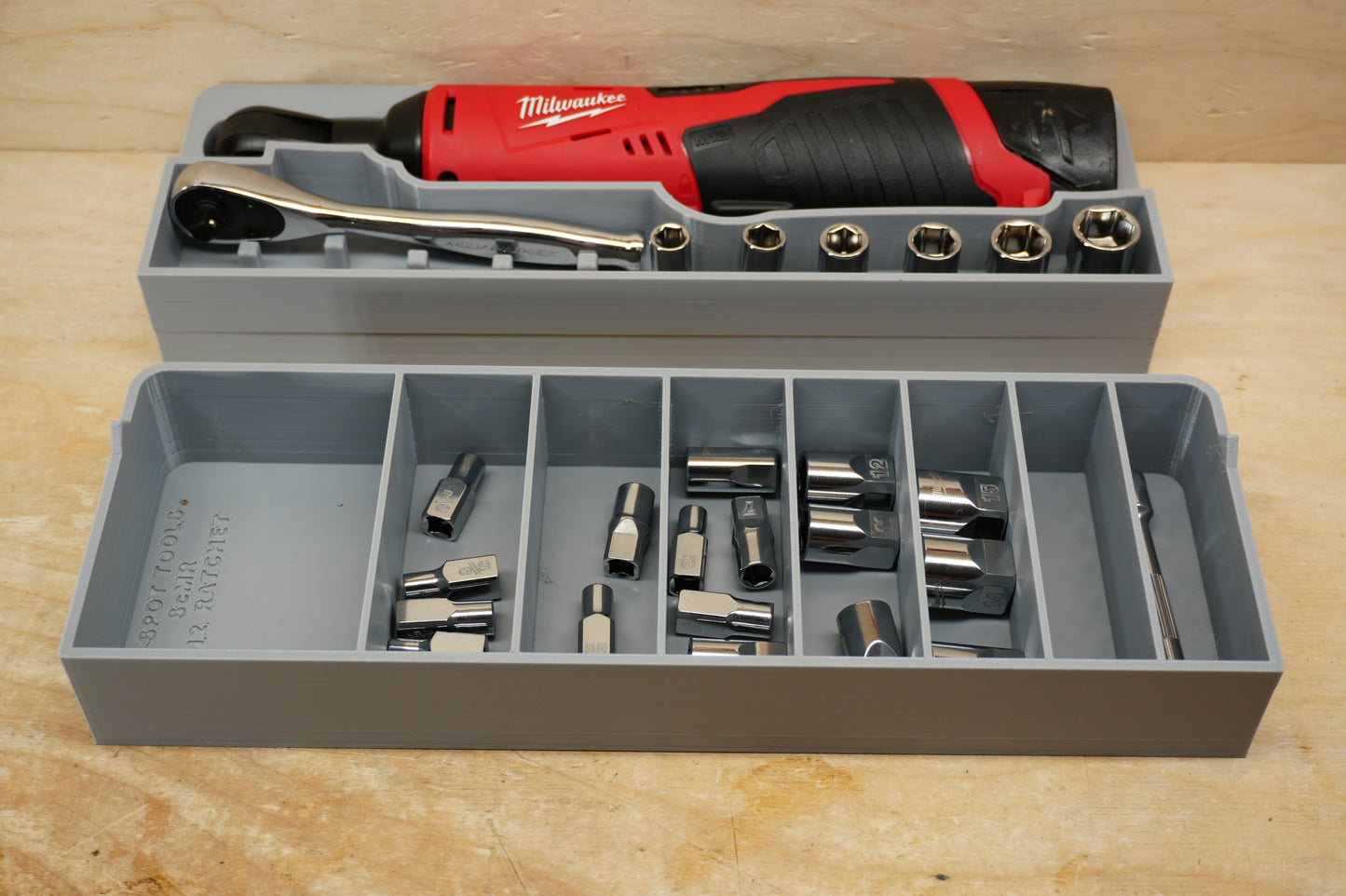 Packout SideCar Insert for M12 1/4" Ratchet (ScMR2456)