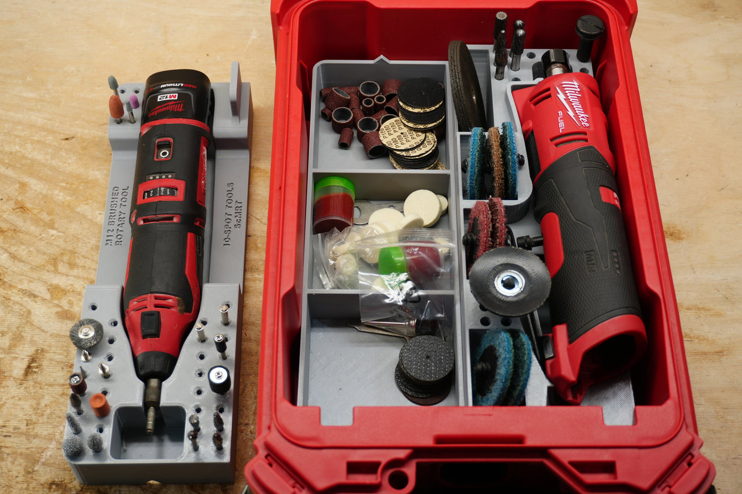 Packout SideCar Insert for M12 Rotary Tool (ScMRT)