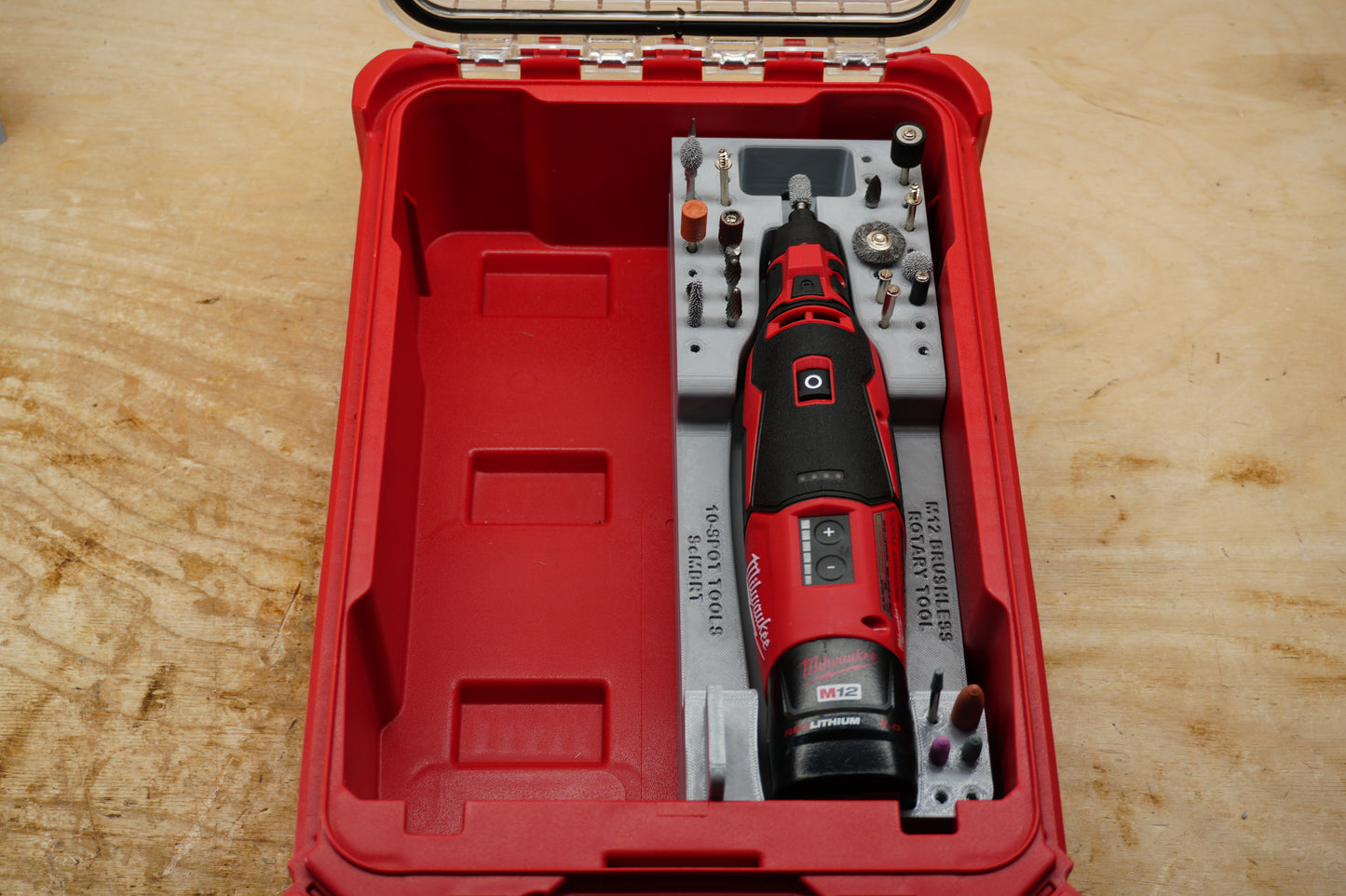 Packout SideCar Insert for M12 Brushless Rotary Tool (ScMBRT)