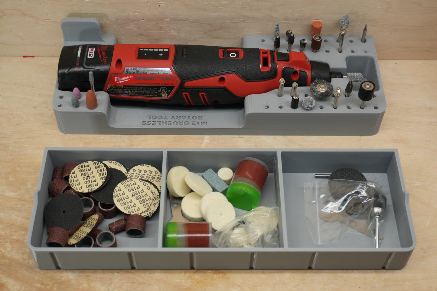 Packout SideCar Insert for M12 Brushless Rotary Tool (ScMBRT)