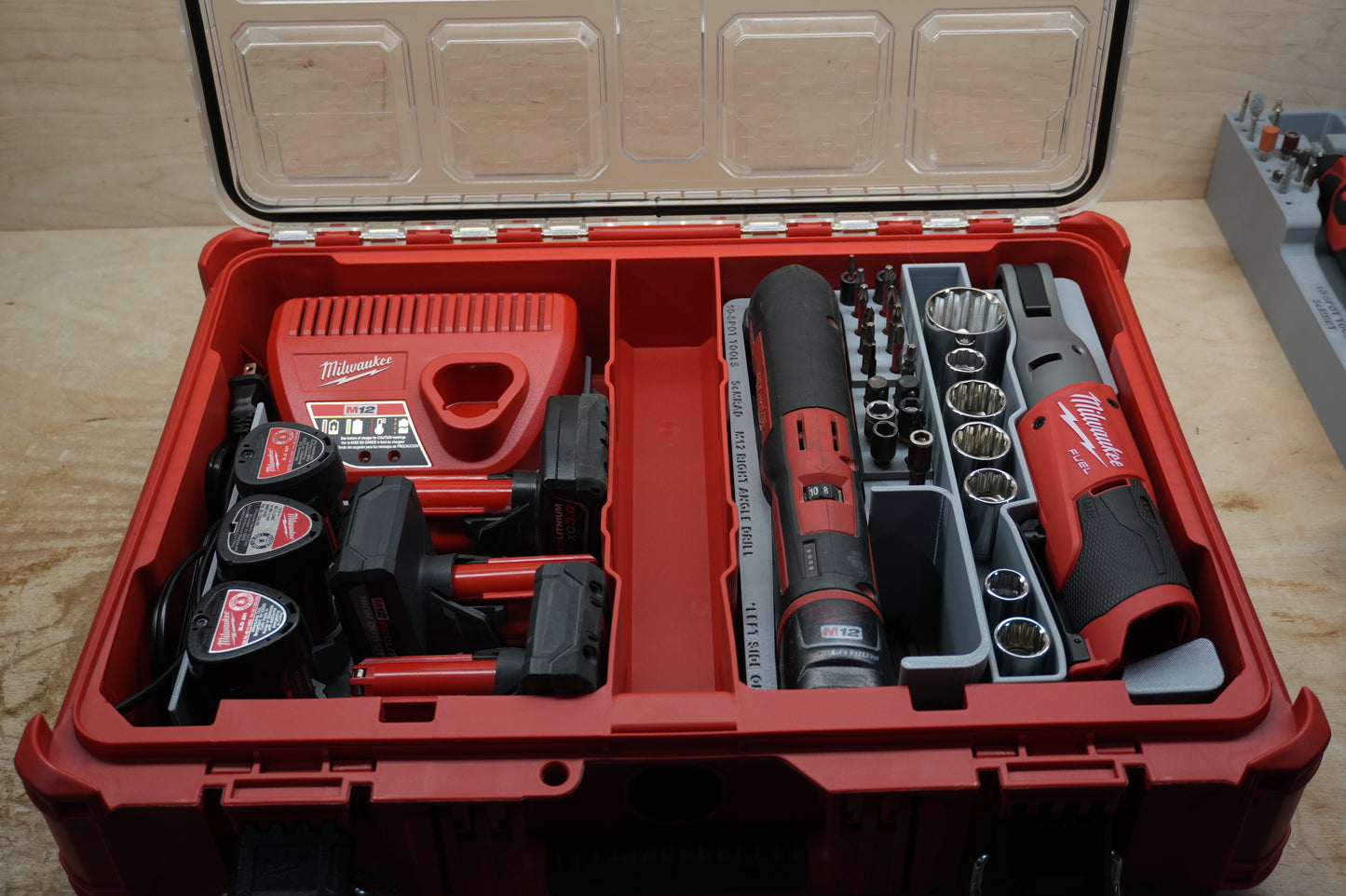 Packout SideCar Insert for M12 FUEL 1/2" Ratchet (ScMR2558)