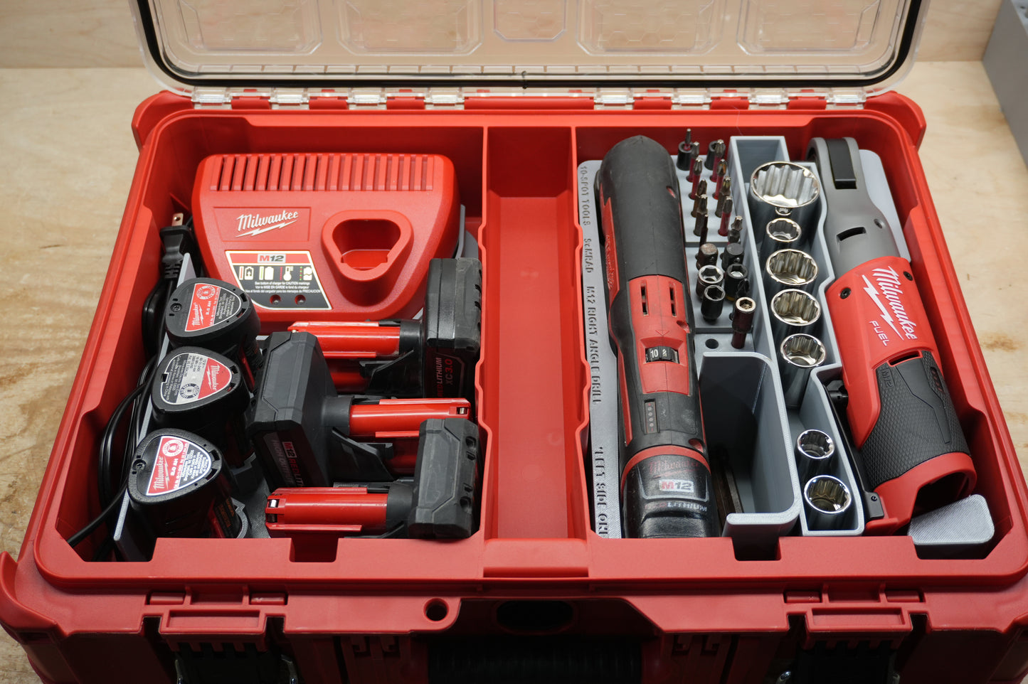 Packout SideCar Insert for M12 Right Angle Drill (ScMRAD)