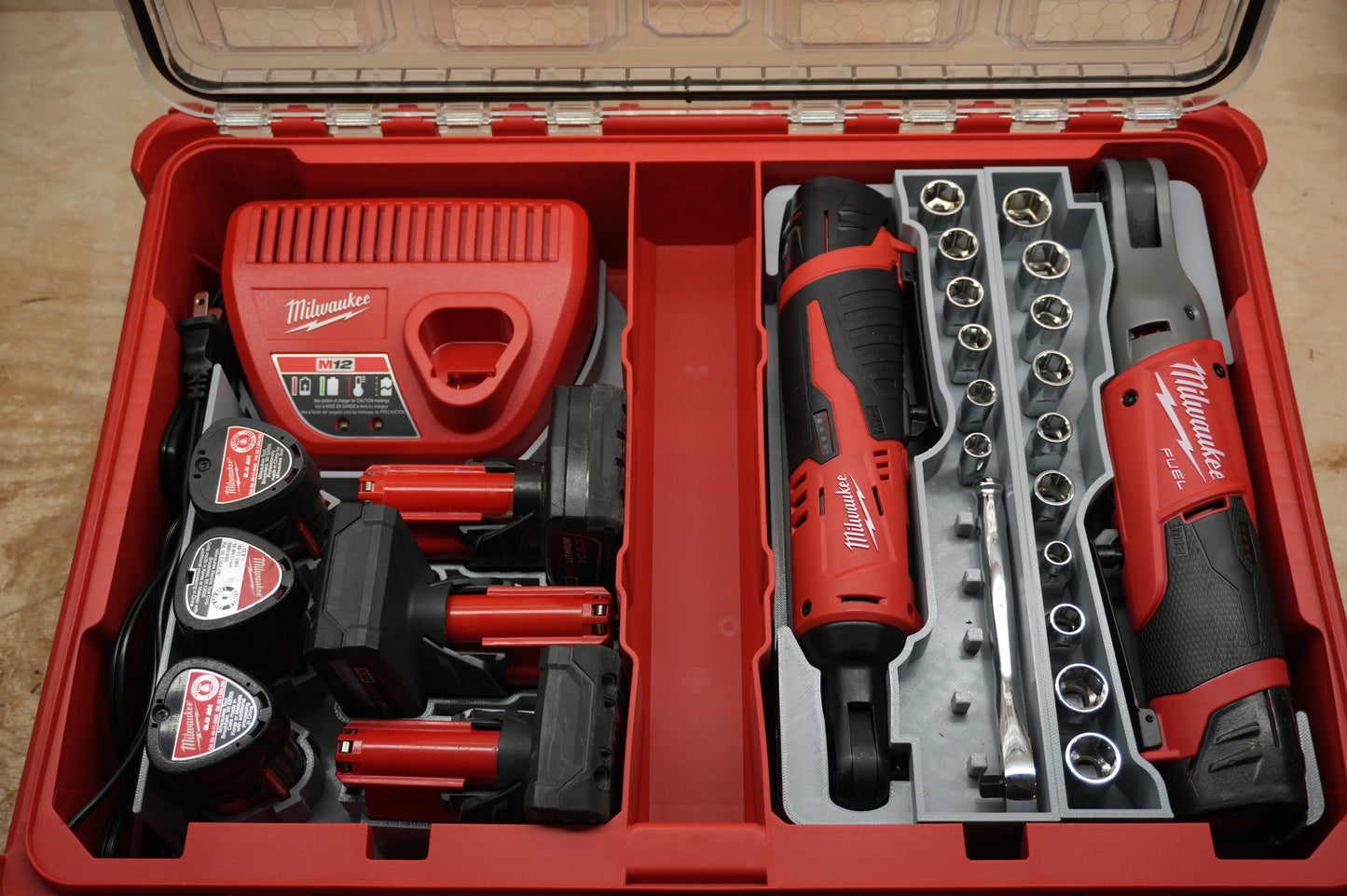 Packout SideCar Insert for M12 1/4" Ratchet (ScMR2456)