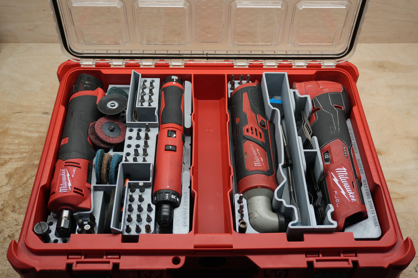 Packout SideCar Insert for M12 FUEL Straight Die Grinder (ScMSDG)