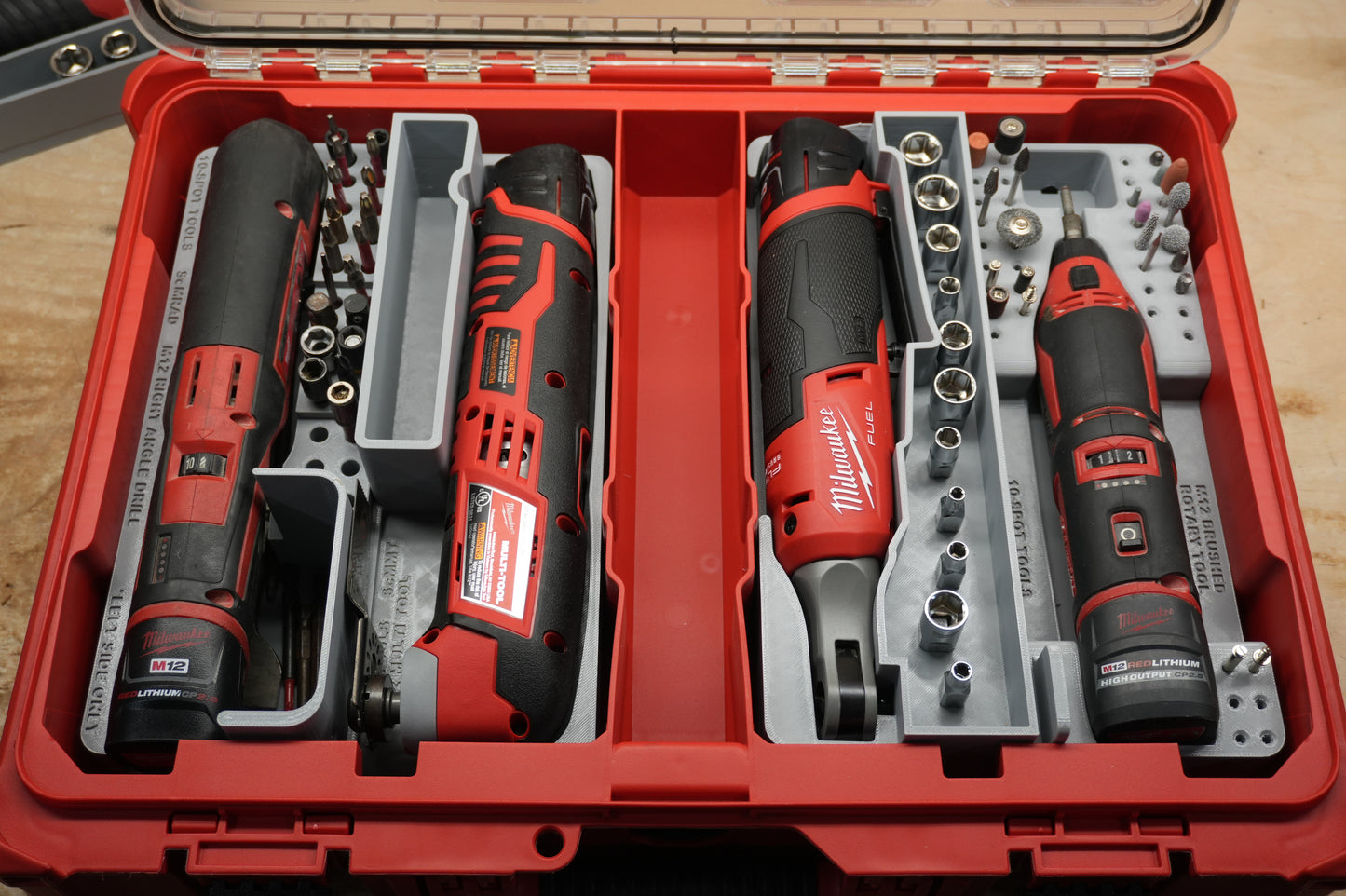 Packout SideCar Insert for M12 Right Angle Drill (ScMRAD)