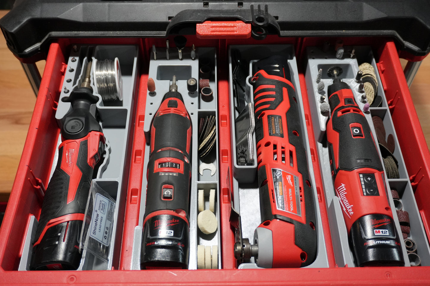 Packout 4-Drawer Inserts - Single Barrel D4 Collection