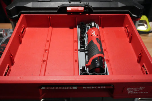 Packout 4-Drawer Insert for M12 3/8" Ratchet - Single Barrel D4 Collection (MR2457 D4)