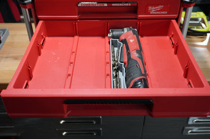 Packout 4-Drawer Insert for M12 Right Angle Drill - Single Barrel D4 Collection (MRAD D4)