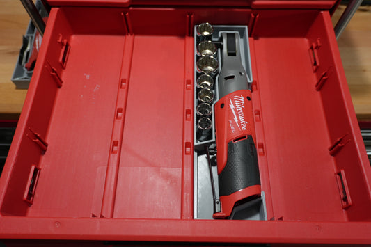 Packout 4-Drawer Insert for M12 FUEL 1/2" Ratchet - Single Barrel D4 Collection (MR2558 D4)