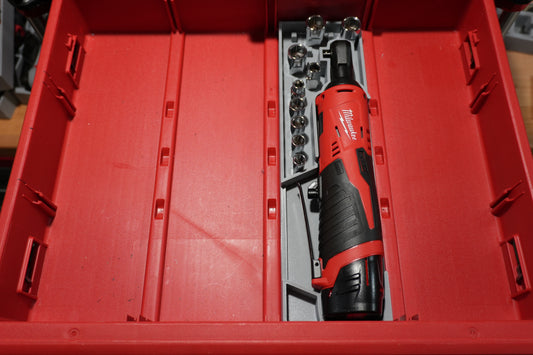 Packout 4-Drawer Insert for M12 1/4" Ratchet - Single Barrel D4 Collection (MR2456 D4)
