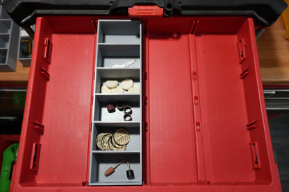 Packout 4-Drawer Inserts - Single Barrel Flex Bins