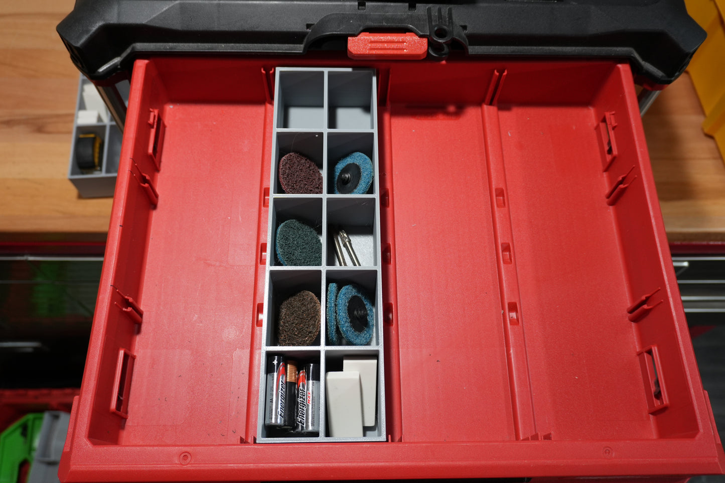 Packout 4-Drawer Inserts - Single Barrel Flex Bins