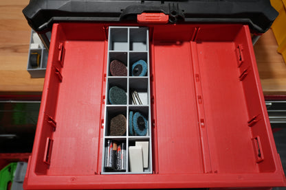 Packout 4-Drawer Inserts - Single Barrel Flex Bins