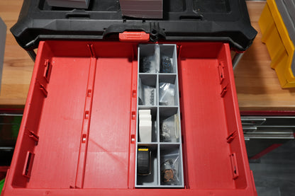 Packout 4-Drawer Inserts - Single Barrel Flex Bins