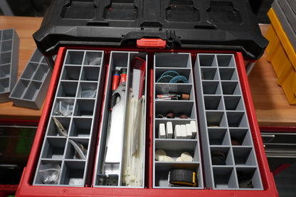 Packout 4-Drawer Inserts - Single Barrel Flex Bins