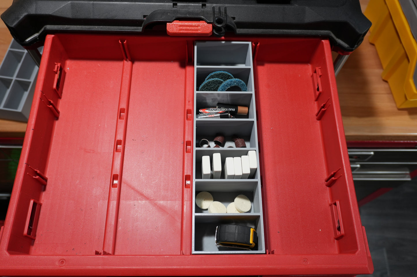 Packout 4-Drawer Inserts - Single Barrel Flex Bins