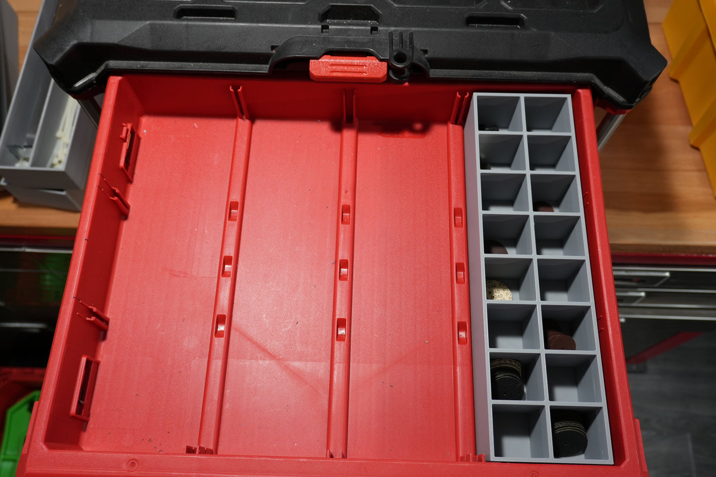 Packout 4-Drawer Inserts - Single Barrel Flex Bins