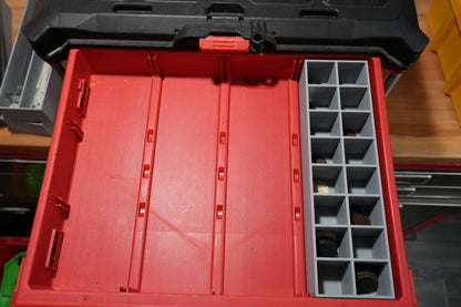 Packout 4-Drawer Inserts - Single Barrel Flex Bins