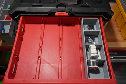 Packout 4-Drawer Inserts - Single Barrel Flex Bins