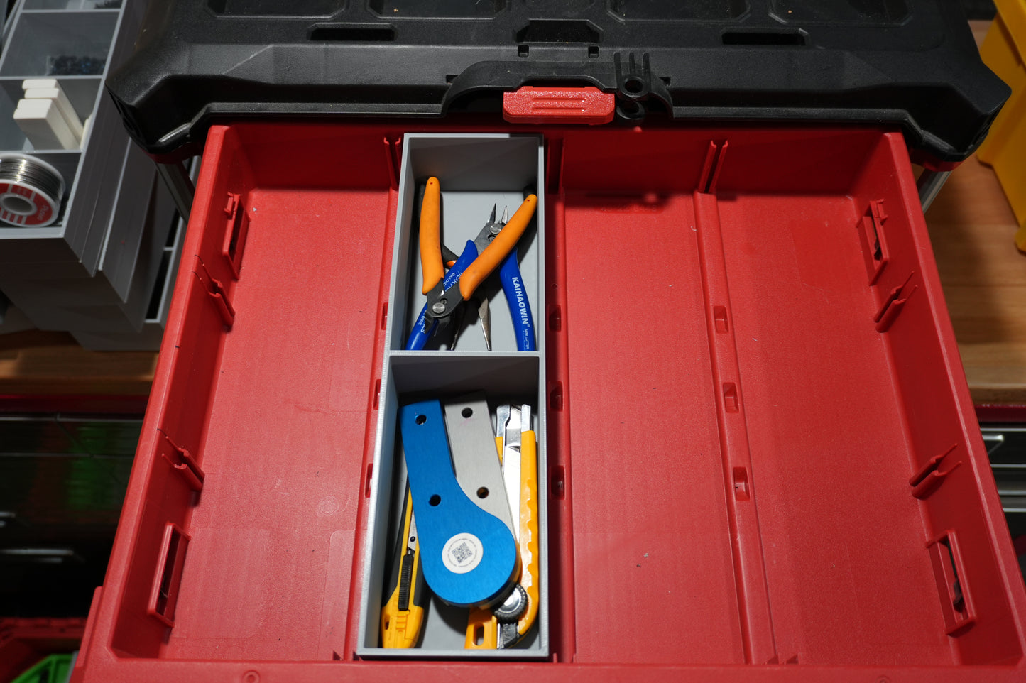 Packout 4-Drawer Inserts - Single Barrel Flex Bins