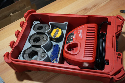 Packout Organizer Insert for Ridgid V1 Pivoting Press Ring Kit (RV1 DT)