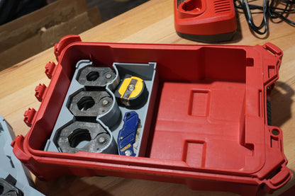 Packout Organizer Insert for Ridgid V1 Pivoting Press Ring Kit (RV1 DT)
