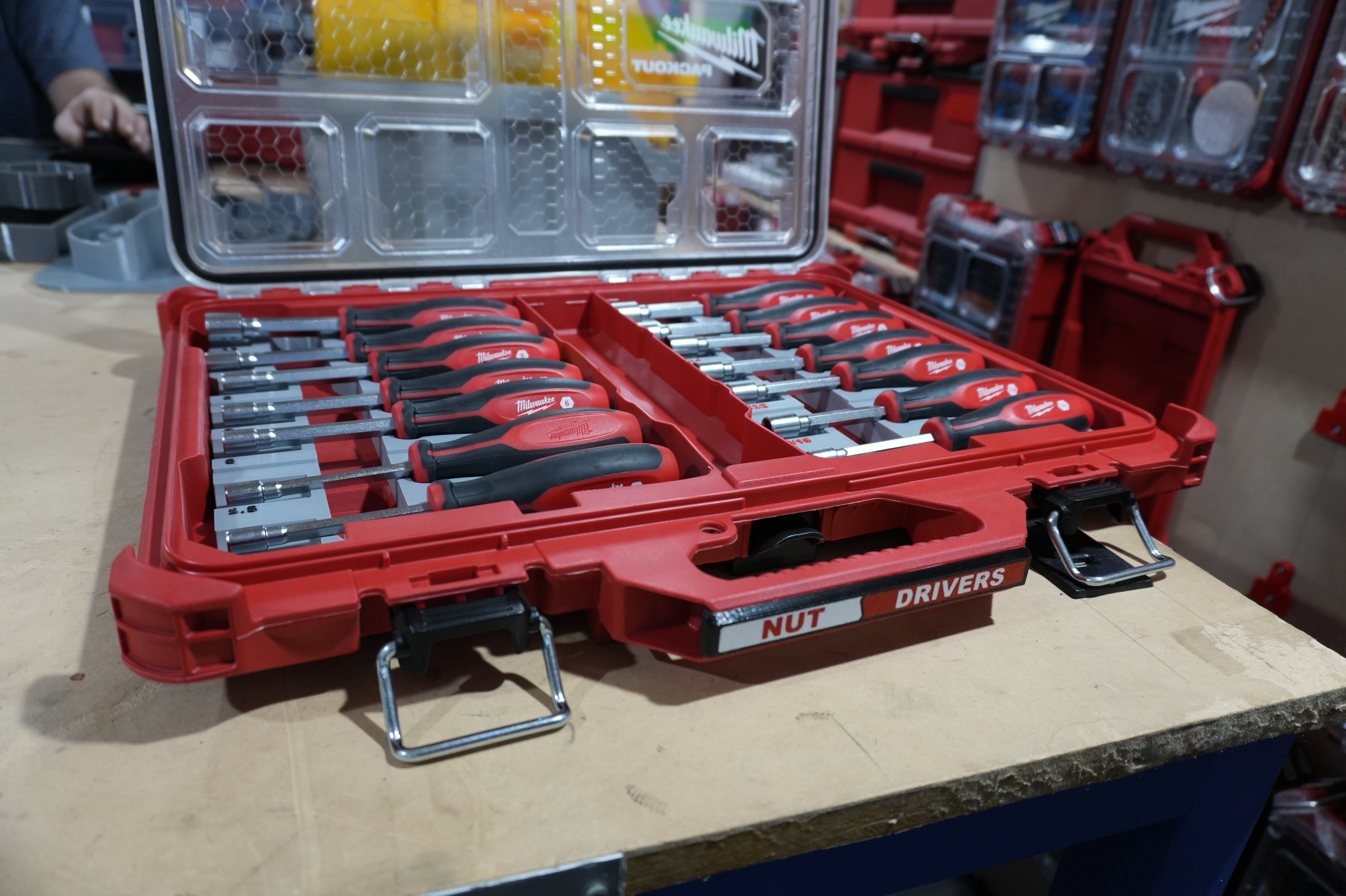 Packout Inserts for Milwaukee SAE Nut Drivers (MNDs) – 10-Spot Tools