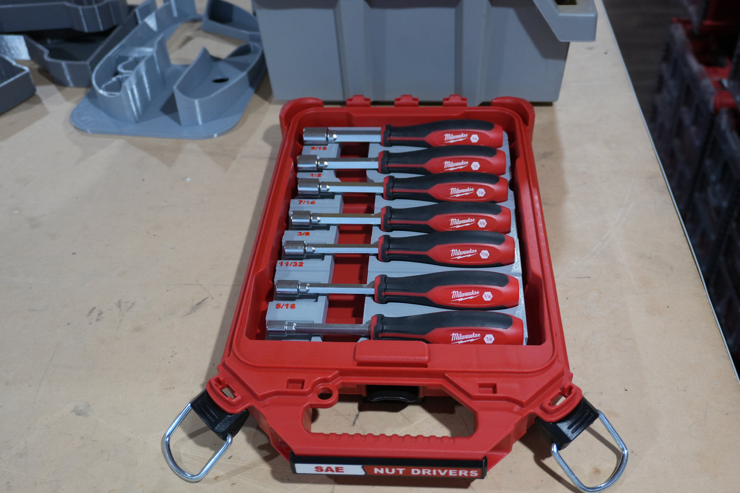 Packout Inserts for Milwaukee SAE Nut Drivers (MNDs)