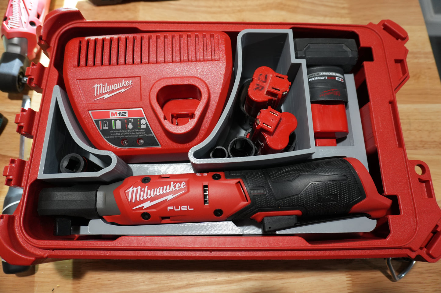 Packout Organizer Insert for NEW M12 Ratchets and Charger (MRg2 O)