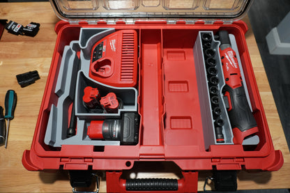 Packout Organizer SideCar Inserts for NEW M12 Ratchets (ScMRg2)