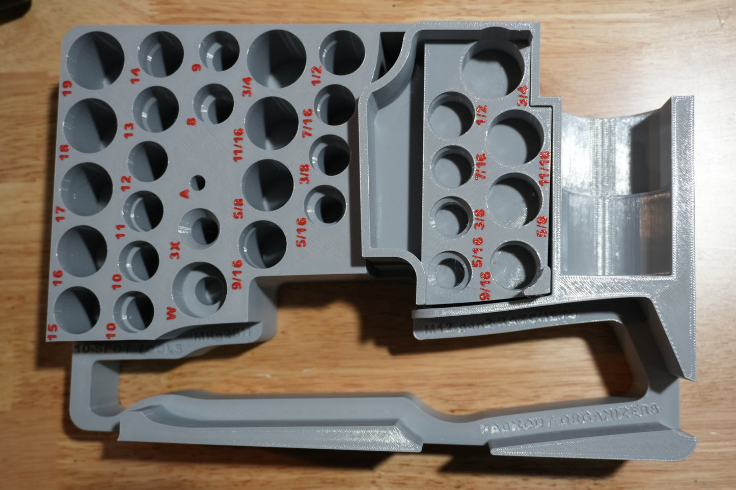 Packout Organizer Insert for NEW M12 Ratchets and Impact Socket Set (MRg2SH)