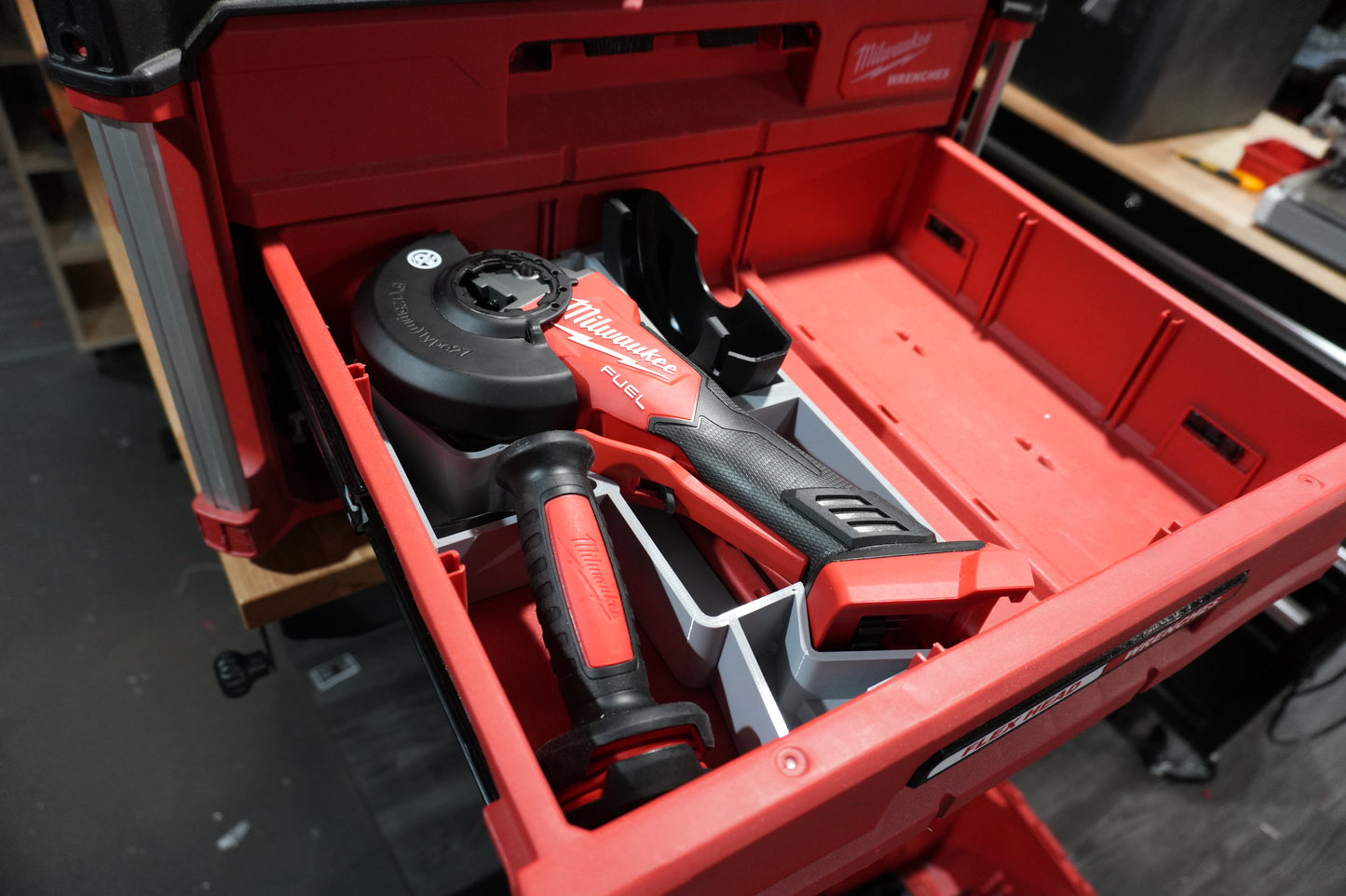 Packout 3-Drawer Insert For Milwaukee M18 FUEL 4 1/2" Grinder 2880 (MAG2880 D3)