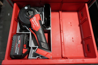 Packout 3-Drawer Insert For Milwaukee M18 FUEL 4 1/2" Grinder 2880 (MAG2880 D3)