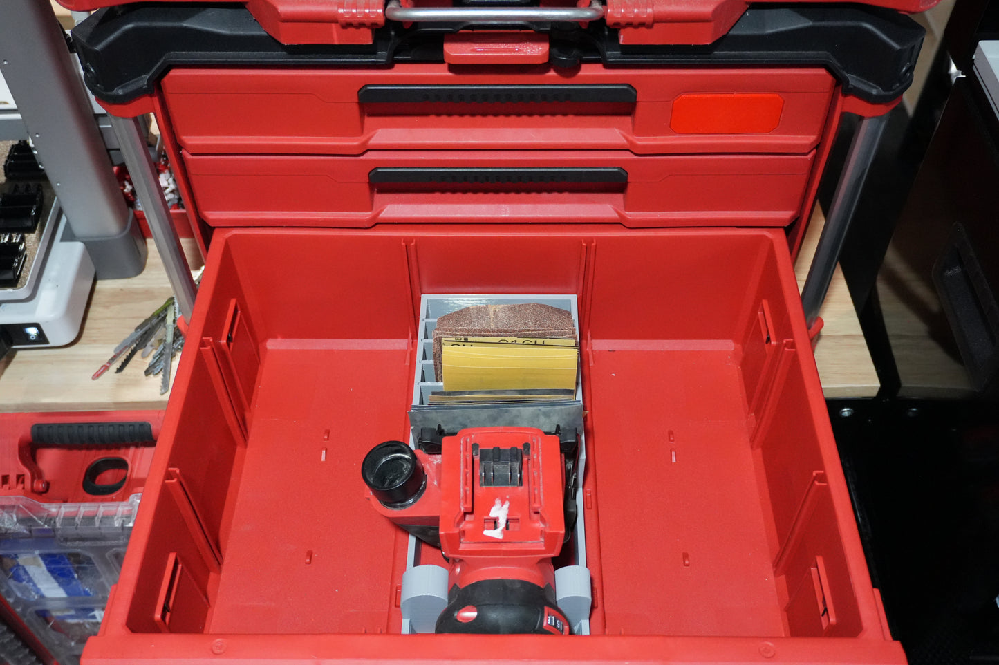 Packout 2-Drawer Insert for M18 1/4 Sheet Sander (MQS)