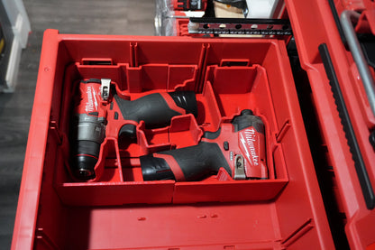 Packout Drawer Insert for M12 2nd Gen Fuel Drill and Impact Driver (MDD-DID D)