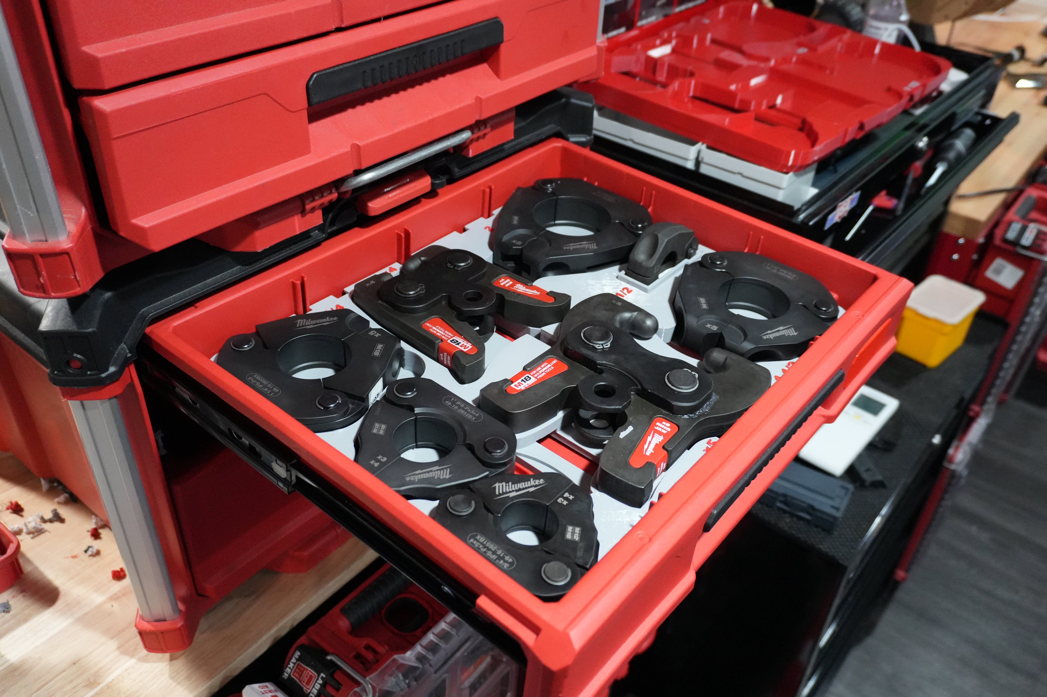 Tool Rafing Inssert Packout Drawer Insert for IPS-P Pivoting Press Ring Kit – 10-Spot Tools
