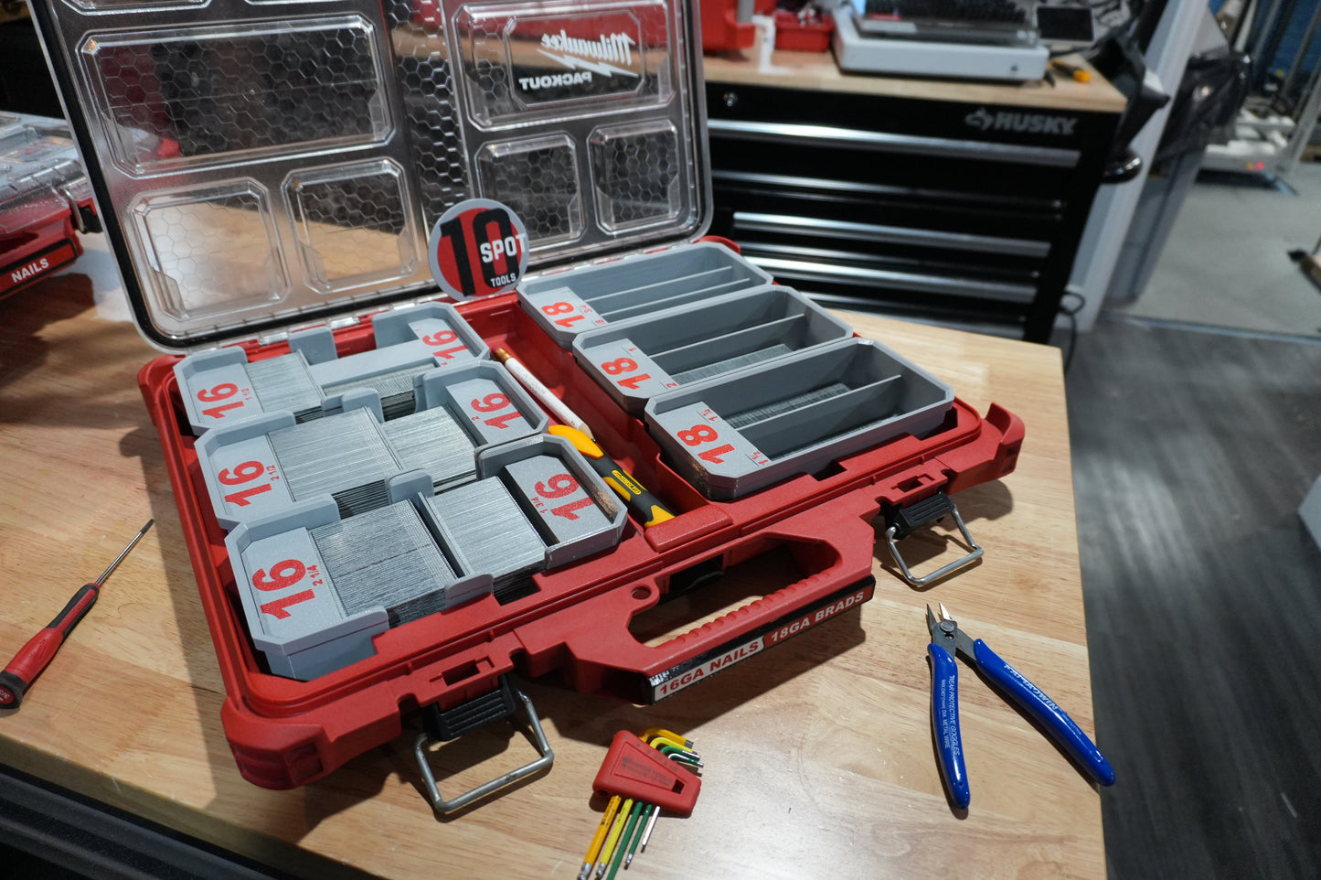 Packout Low Profile 18ga. Brad Nail Caddies (LPNC18)