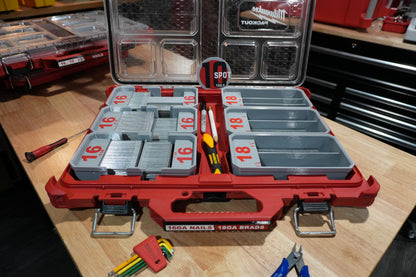 Packout Low Profile 18ga. Brad Nail Caddies (LPNC18)