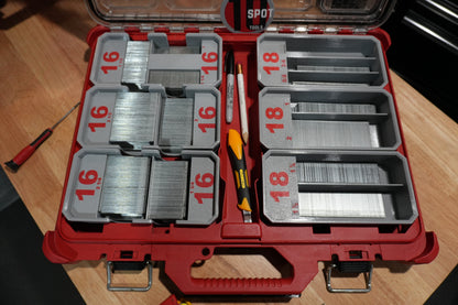 Packout Low Profile 18ga. Brad Nail Caddies (LPNC18)